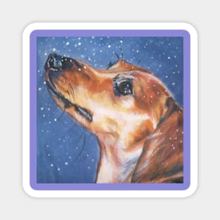 Dachshund Fine Art Painting Magnet