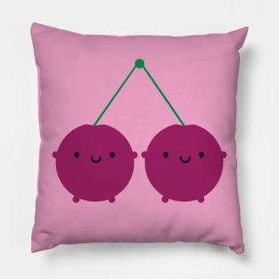 Kawaii Cherry Pillow