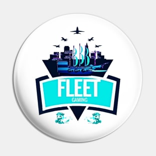 Fleet gaming Ruby heart logo Pin