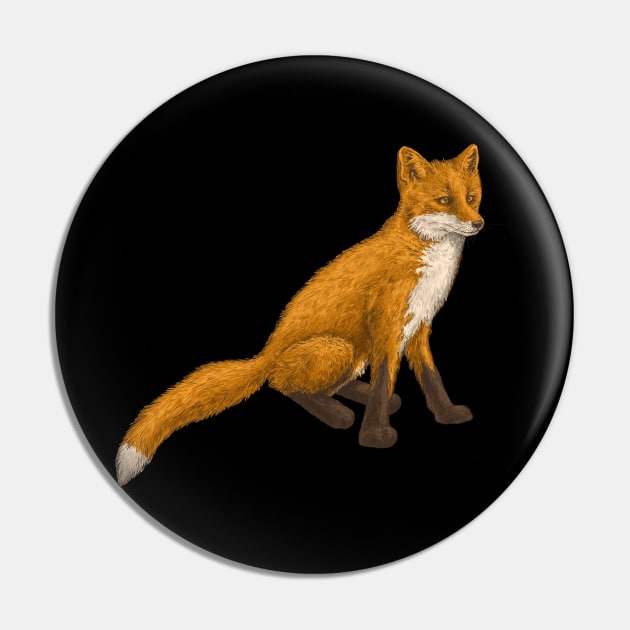 The fox Pin by katerinamk