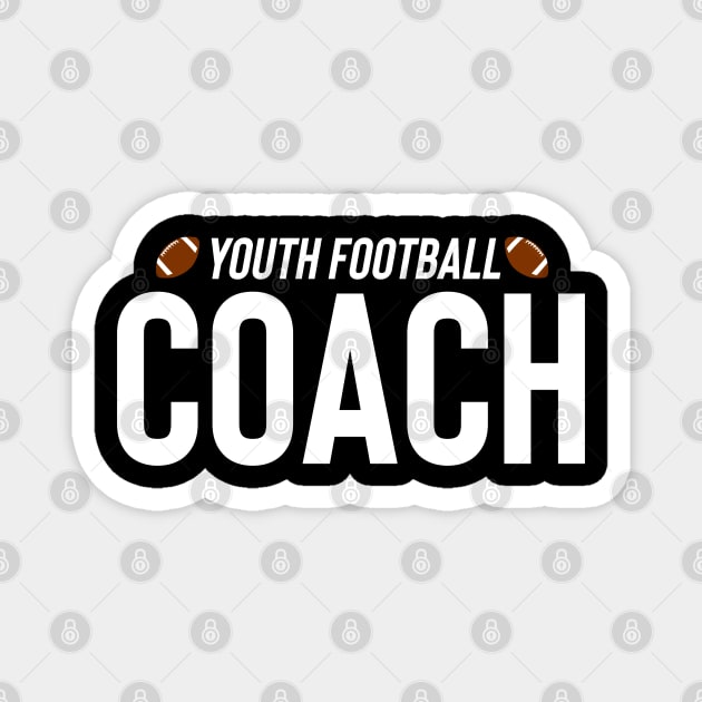 Youth Football Coach Magnet by sewandtell