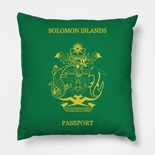 Solomon islands passport Pillow