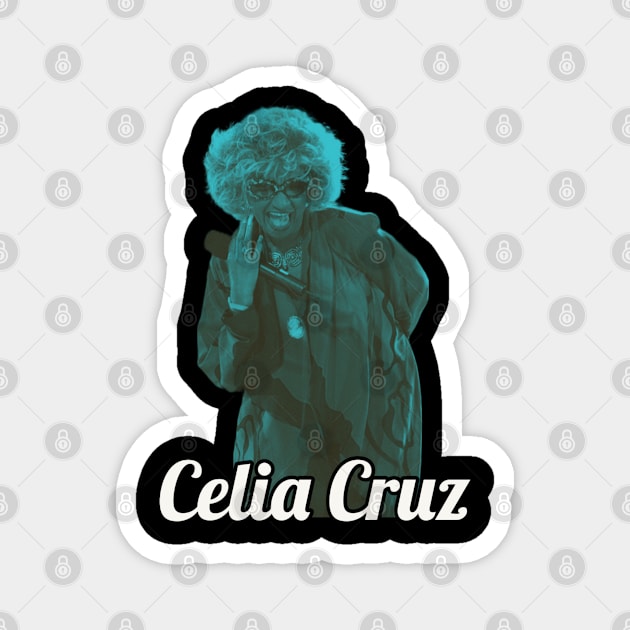 Retro Celia Magnet by Defective Cable 