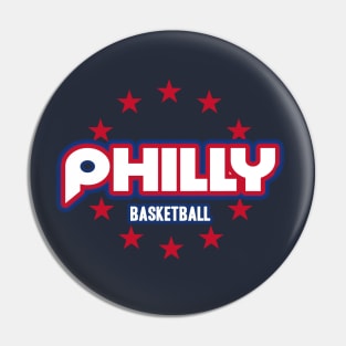 Philly Basketball Pin