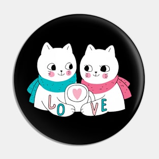 Cat Love Pin