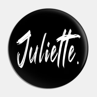 Name Girl Juliette Pin