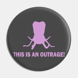 Eye Voodoo Outrage! Pin