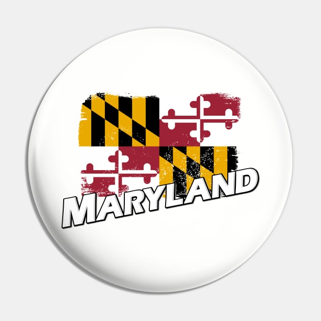 Maryland flag Pin by PVVD