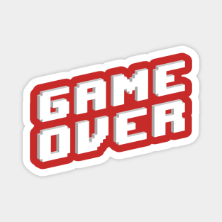 Retro Game Over Magnet