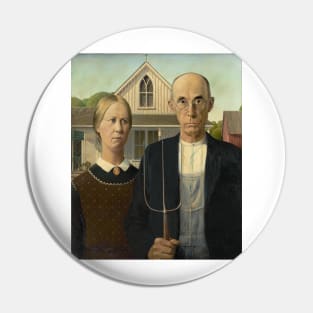 American Gothic - Grant Wood Pin