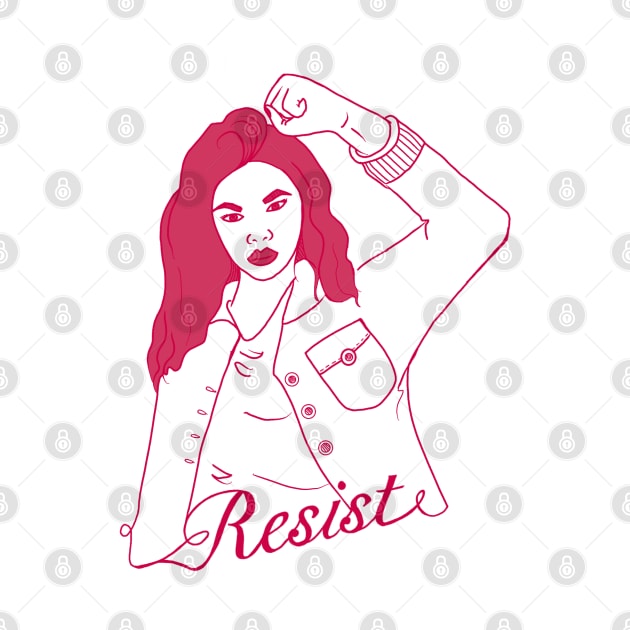 Resist - Powerful Woman 2 by Booneb