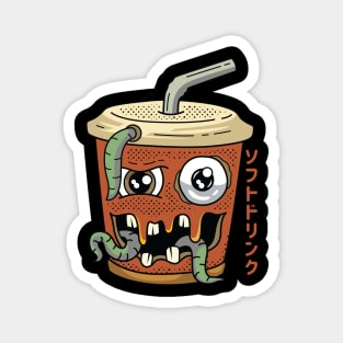 Kawaii Japanese Monster Drink Magnet