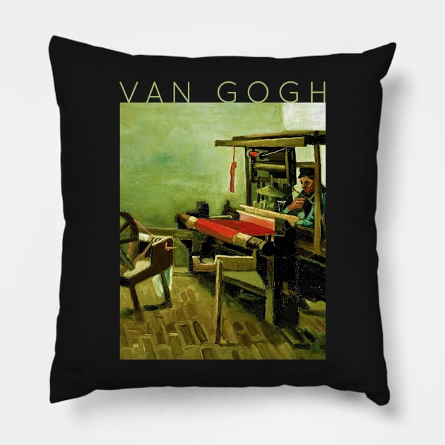 Van Gogh - Weaver Pillow by TwistedCity