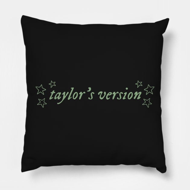 Taylors Version Red Album Pillow by heyvisuals