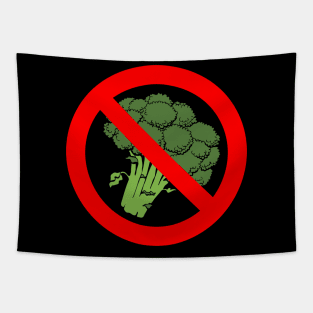 No Broccoli Zone - For the veggie hater Tapestry