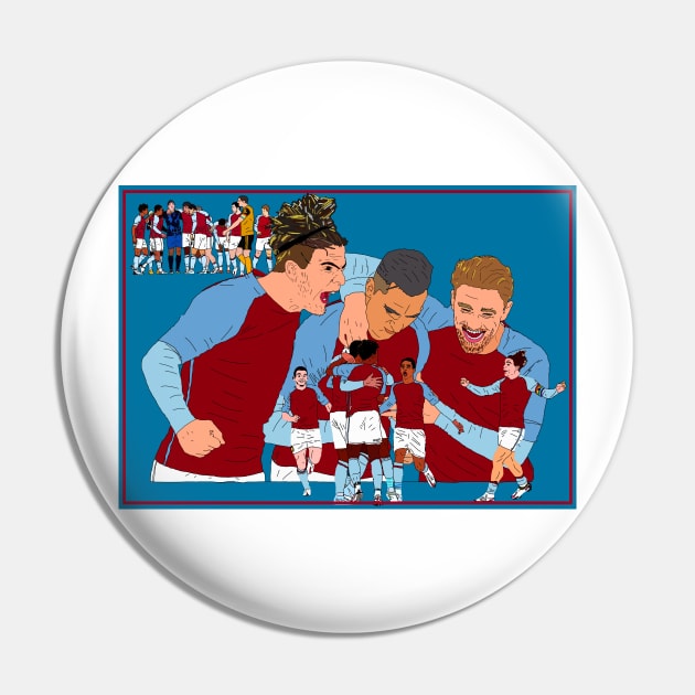 aston villa football club art print poster celebration Pin by madein1874