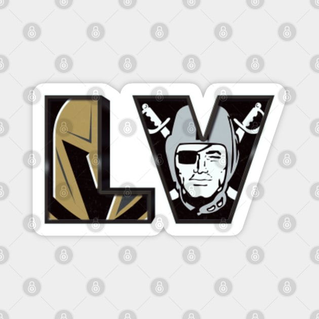 Vegas Golden Knights & Las Vegas Raiders Mashup T-shirt 