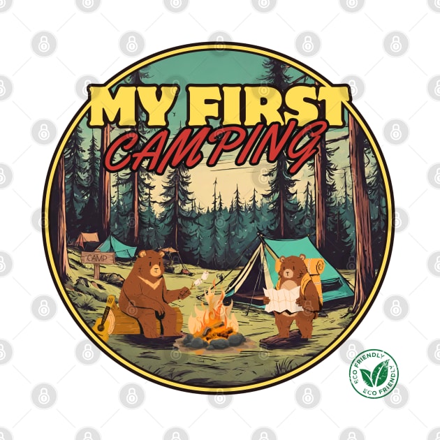 My first camping by Zimny Drań