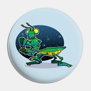 Alien Insect Pin