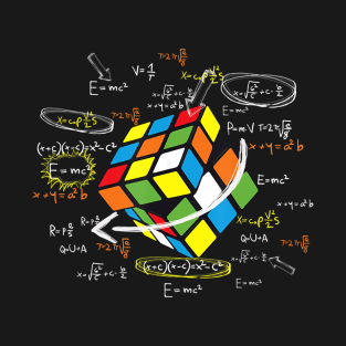 Cool Math Rubix Cube Shirt Funny Rubik Cube Math Lovers T-Shirt