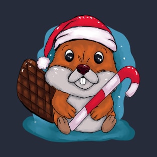 Christmas beaver T-Shirt