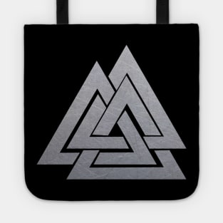 Iron Viking Valknut | Metallic Viking Symbol Tote