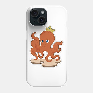 Octopus King Crown Phone Case