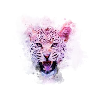 Leopard watercolor T-Shirt