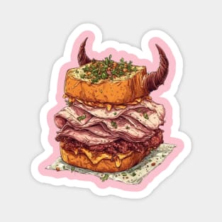 The Damnedwich Minimalist Shirt Magnet