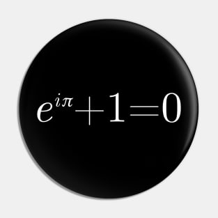 Euler's Equation (White) Pin