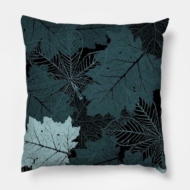 Maple Leaf pattern-Autumn season mood graphic design Pillow by Kaalpanikaa