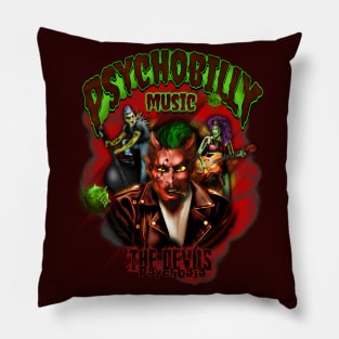 Psychobilly Music Pillow