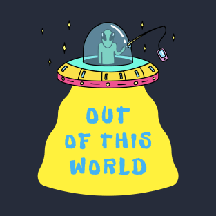 Out of this world Space alien stars T-Shirt