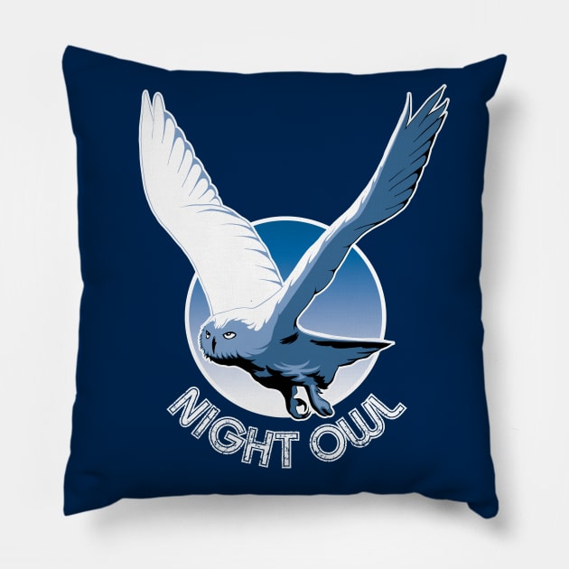 Night owl Pillow by TMBTM