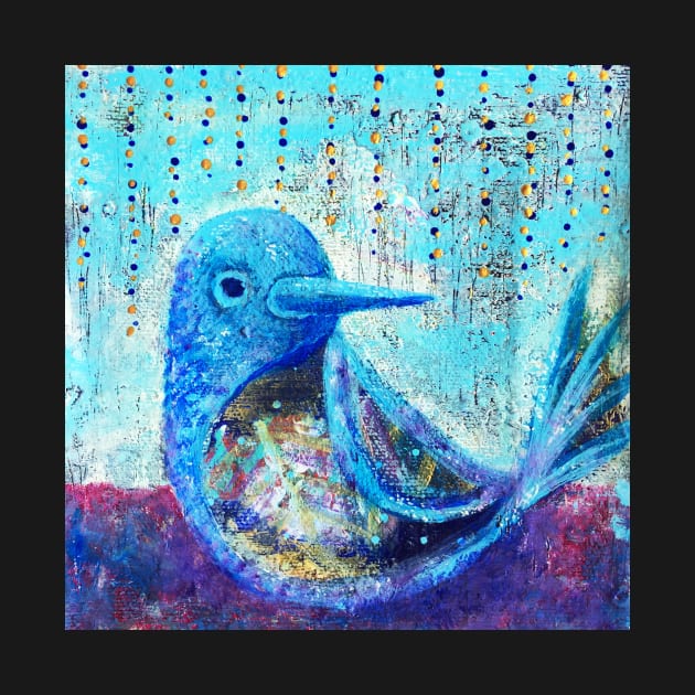 Bluebird of Happiness - Inner Power Painting by Magic with Mellie by mellierosetest