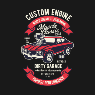 Muscle Classic Car Club T-Shirt