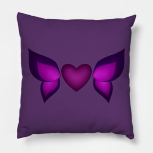 Fairy-Winged Heart Pillow