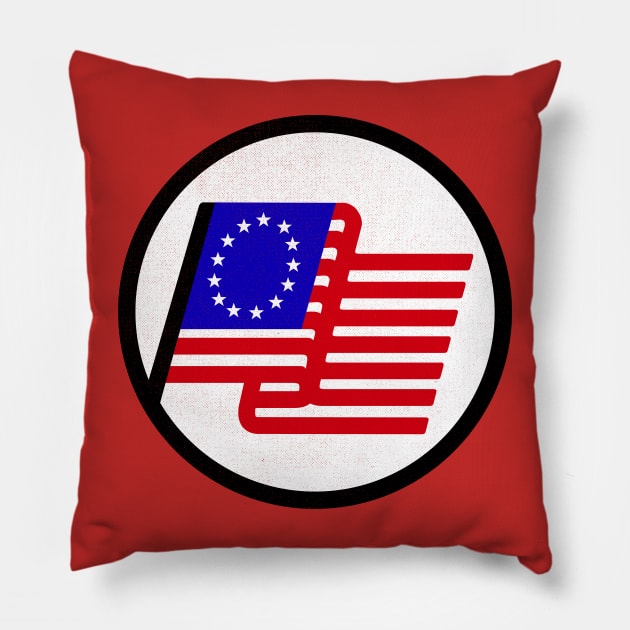 USA 1777 - Original Betsy Ross Pillow by LocalZonly