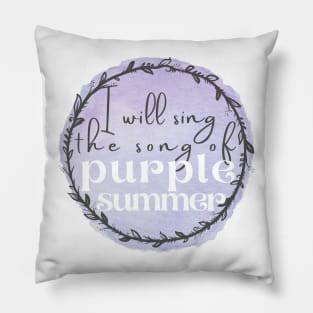 Song of Purple Summer - Spring Awakening Pillow