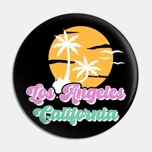 Los Angeles California Beach Vacation Pin