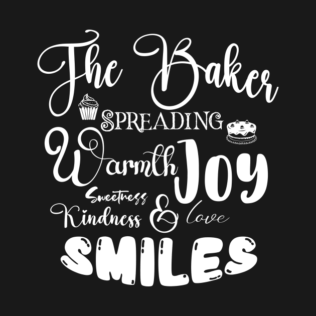 The Baker Spreading Smiles and Kindness Light Font by Wizardbird