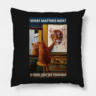 Is How You See Yourself Cat Lover Pillow