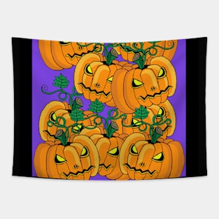 HALLOWEEN PUMPKINS Tapestry