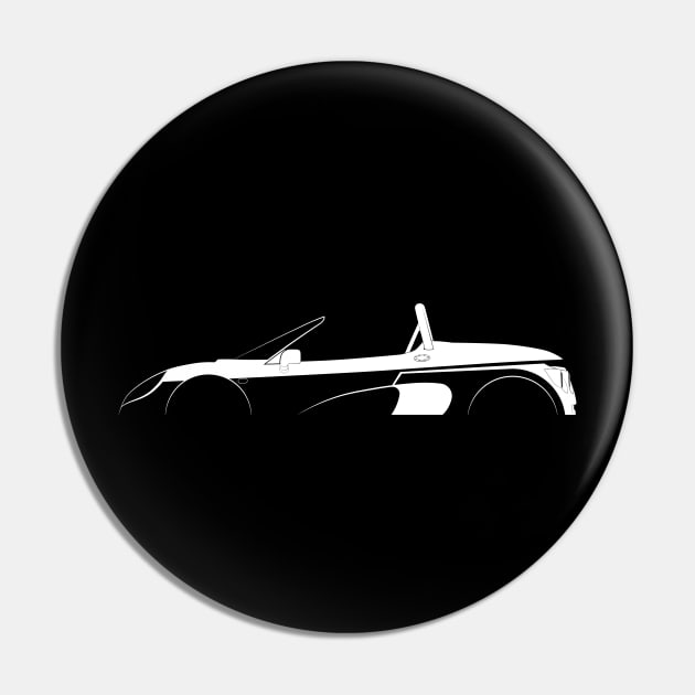 Renault Sport Spider Silhouette Pin by Car-Silhouettes