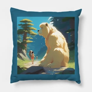 Beautiful yeti Pillow