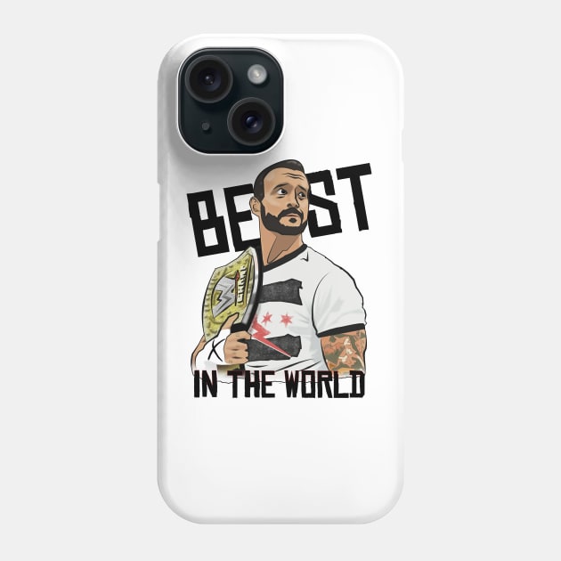 CM Punk Da Best Phone Case by TheBalestvictus