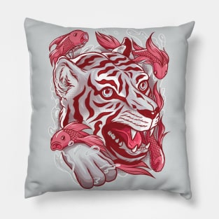 Tiger Koi Pillow