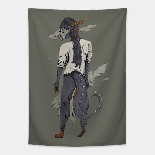 Gas mask Tapestry