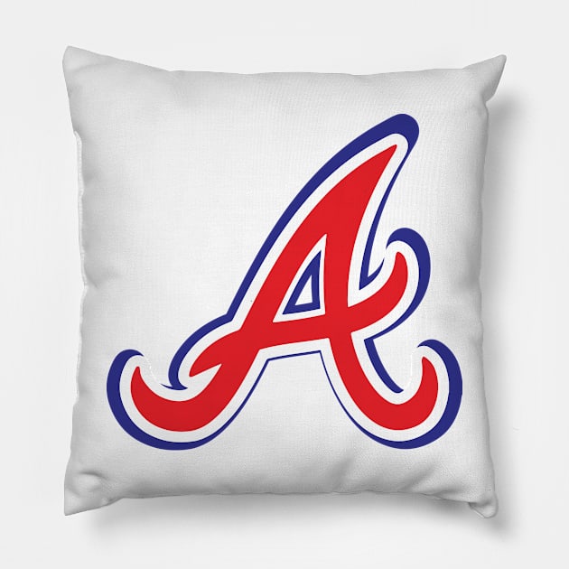 Atlanta City Logo Pillow by krikrik