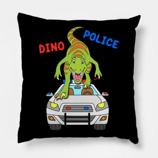 Dino Police Pillow